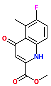 (image for) MCYQ0734 Methyl 6-fluoro-5-methyl-4-oxo-1,4-dihydroquinoline-2-carboxylate